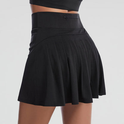 Wide Waistband Sports Skort