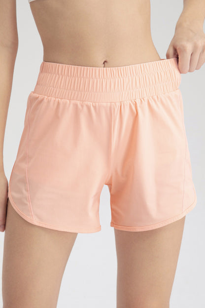 Elastic Waist Active Shorts