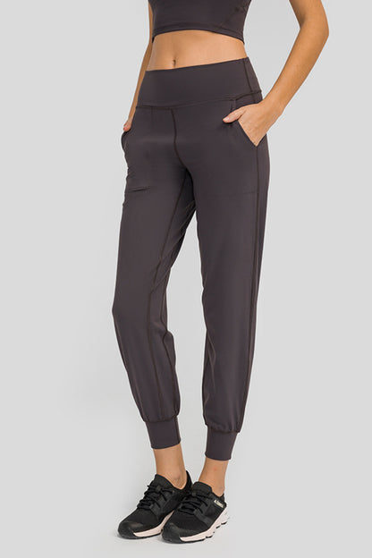 Millennia Wide Waistband Slant Pocket Pants