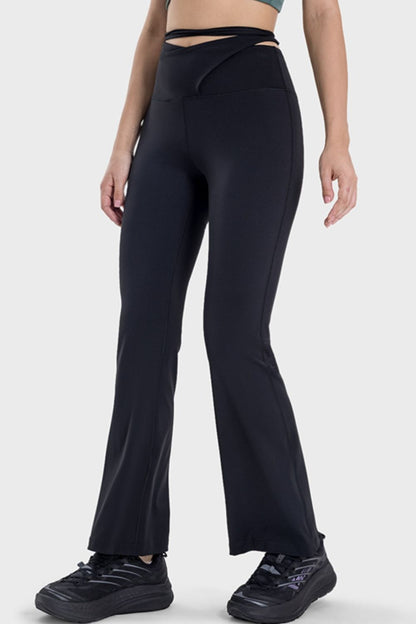 Millennia Tied Mid-Rise Waist Active Pants