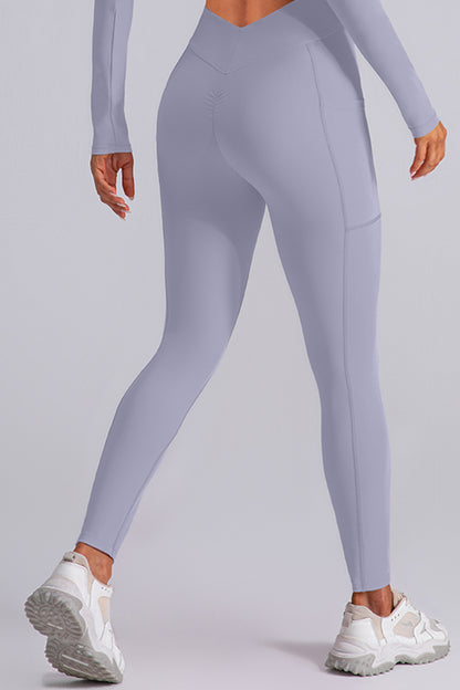 High Waist Active Leggings with Pockets